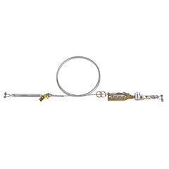 3M Dbi-Sala 7602020 20 Ft. (6.1M) Cable Horizontal Lifeline System With Wedgegrip Termination, Turnbuckle Tensioner And Zorbit Energy Absorber