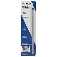 Radnor 64001972 332" X 7" Pure Tungsten Electrode Ground (2 Per Package)