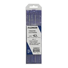 Radnor 64002241 4100" X 7" E3 Tungsten Electrode Ground (10 Per Package)