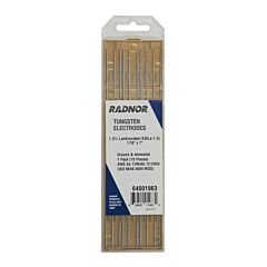 Radnor 64001963 116" X 7" 1.5% Lanthanated Tungsten Electrode Ground (10 Per Package)