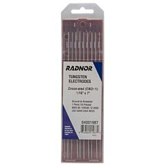 Radnor 64001987 116" X 7" Zirconiated Tungsten Electrode Ground (10 Per Package)