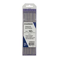 Radnor 64002244 18" X 7" E3 Tungsten Electrode Ground (10 Per Package)