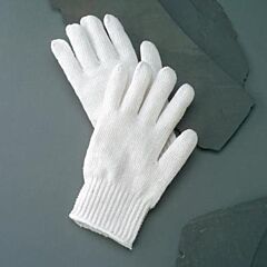 Radnor 64057267 White Ladies Regular Weight Cotton And Polyester Seamless Knit General Purpose Gloves With Knit Wrist