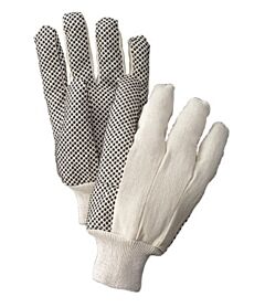 Radnor 64057128 Brown Ladies Standard Weight Cotton And Jersey Clute Cut General Purpose Gloves With Knit Wrist