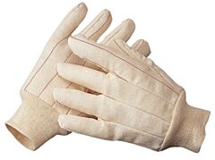 Radnor 64057202 Natural Medium Weight Cotton Hot Mill Gloves With Knit Wrist