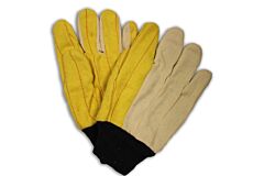 Radnor 64057190 Bluegoldwhite 18 Oz Cotton Clute Cut General Purpose Gloves With Knit Wrist
