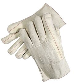 Radnor 64057206 Natural Standard Weight Cotton Hot Mill Gloves With Band Top Cuff