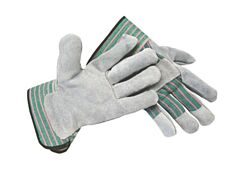 Radnor 64057543 Shoulder Split Leather Palm Gloves With Canvas Back And Safety Cuff, Size 2X-Large
