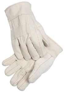 Radnor 64057204 Pip Natural Cotton Hot Mill Gloves With Band Top Cuff