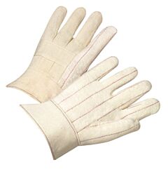 Radnor 64057196 Natural Heavy Weight Cotton Hot Mill Gloves With Band Top Cuff