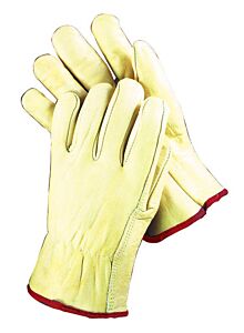 Radnor 64057400 Natural Standard Grain Cowhide Unlined Drivers Gloves, Size Small