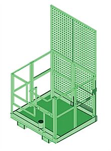 3M Dbi-Sala 8510568 Advanced Forklift Mount Base Comes With Powder Coated Aluminum