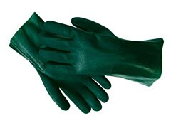 Radnor 64057811 Green Pvc Chemical Resistant Gloves, Sandpaper Grip, Size Large