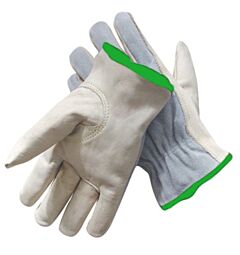 Radnor 64057444 Natural Select Grain Split Cowhide Unlined Drivers Gloves, Size Medium