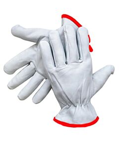 Radnor 64057483 Natural Premium Grain Goatskin Unlined Drivers Gloves, Size Small