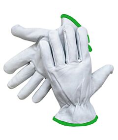 Radnor 64057484 Natural Premium Grain Goatskin Unlined Drivers Gloves, Size Medium