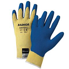 Radnor 64056904 10 Gauge Dupont Kevlar Cut Resistant Gloves With Latex Coating, Size X-Large