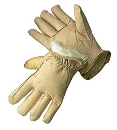 Radnor 64057425 Tan Cowhide Thinsulate Lined Cold Weather Gloves, Size Medium