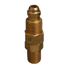 Radnor 64003934 58" - 18 B Rh Male X 14" Npt Male Brass Inert Gas Hose Adapter