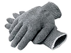 Radnor 64057212 Gray Ladies Heavy Weight Cotton And Polyester Seamless Knit General Purpose Gloves With Knit Wrist