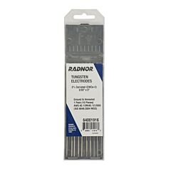 Radnor 64001916 332" X 3" 2% Ceriated Tungsten Electrode Ground (10 Per Package)