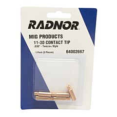 Radnor 64002667 .030" X 1" 0.038" Bore 11 Series Contact Tip