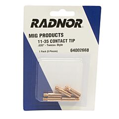 Radnor 64002668 .035" X 1" 0.044" Bore 11 Series Contact Tip