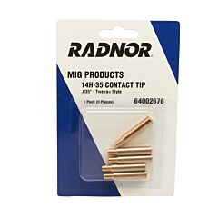 Radnor 64002676 .035" X 1.47" 0.044" Bore 14H Series Contact Tip