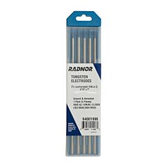 Radnor 64001996 316" X 7" 2% Lanthanated Tungsten Electrode Ground (5 Per Package)