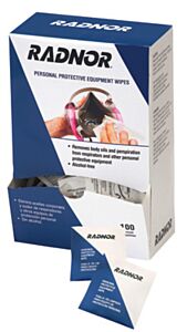 Radnor 64051463 5" X 8" Respirator Cleaning Wipes For All Respirators (100 Wipes Per Box)