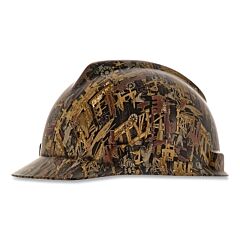 Msa 10204774 V-Gard Hydro Dip Finish Slotted Cap/Hat Assembly, Fas-Trac Iii Suspension, Cap, Oilfield Camo