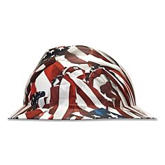 Msa 10204780 V-Gard Hydro Dip Finish Slotted Cap/Hat Assembly, Fas-Trac Iii Suspension, Hat, One Nation