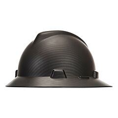 Msa 10204786 V-Gard Hydro Dip Finish Slotted Cap/Hat Assembly, Fas-Trac Iii Suspension, Hat, Sport Carbon Fiber
