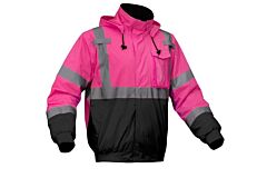 Gss Safety 8019 Unisex Bomber Jacket, Non-Ansi, Pink, Size 2X-Small/X-Small