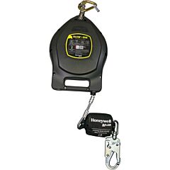 Honeywell Miller Mfs-Ogc1-02/30Ft Falcon+ Self-Retracting Lifeline (Srl), Galvanized Steel, 30 Ft L, Double Lock Carabiner, 310 Lb, Swivel Snap Hook, 1 Leg