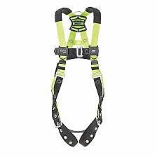 Honeywell Miller H5Isp311022 H500 Industry Standard Full-Body Harness, Back/Side D-Rings, Universal, Mating Chest/Tongue Leg Buckles, Shoulder Pads, Is2P