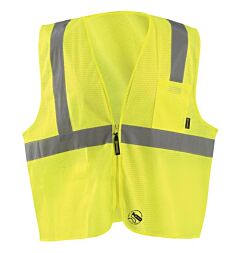 Occunomix Tse-Imz Class 2 Self Extinguishing Mesh Single Stripe Safety Vest