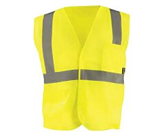 Occunomix Eco-Im Value Mesh Standard Vest, Polyester Mesh, Orange, Class 2