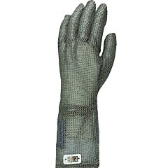 Us Mesh Usm-1367 Stainless Steel Mesh Glove With Coil Spring Closure, Mid-Length, Size 2X-Small