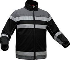 Gss Safety 7533 Quartz Performance Softshell Jacket, Non-Ansi, Black, Size Medium