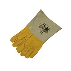 Stanco 757-Xl Gloves, Heavy Weight Gold Grain Elk Skin, Palm And Index Finger Patch, Unlined, Size X-Large