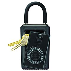 Kidde 000524 Keysafeoriginal Dial Lid Key Box (Portable), Black, Reshipper
