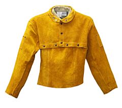 Stanco Gb260120-M Gold Leather Cape Sleeve With Collar, 14" Bib, Size Medium