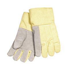 Stanco K214Lwl Kevlar 14" Gloves, Leather Reinforced Palm, Thumb & Fingers