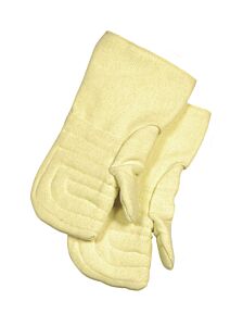 Stanco K714Qwl Kevlar 15" Extra Large Reversible Mitt, Quilted Double Palm, 5-Ply Protection