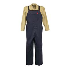 Stanco Nx4670Nb-S Nomex 4.5 Oz Bib Overalls. Elastic Take-Up Shoulder Straps, Front Swing Pockets, Back Patch Pockets, Side Adjustable Snaps, And Full Bib Section Pockets. Navy Blue, Atpv 4.8, Cat 1, Size Small