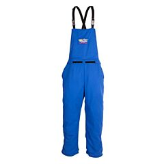 Stanco Tt25670-L Temp Test Electrical Arc Flash Bib Overalls, 2-Plies 7 Oz Royal Blue Fr Cotton/Nylon, Adj. Size Waist, Velcro Take-Ups (36" To 56"), Velcro Ankle Take-Ups, Atpv 25.0, Cat3, Size Large