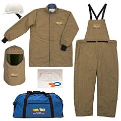 Stanco Ttk44-L Arc Clothing “Kit”, Includes 35” Coat, Bib Overalls, Standard Hood, Hard Cap And Gear Bag, Size Atpv 44.0, Cat4; Large