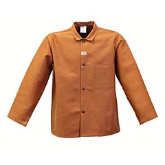 Stanco W630-3Xl Welder'S Wear 30” Coat With Collar And Inside Pocket, Size 3X-Large