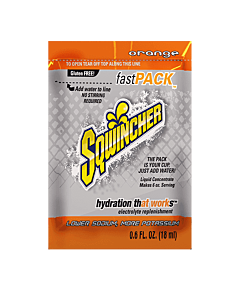 Sqwincher 015304 Fast Pack Liquid Concentrate, Orange